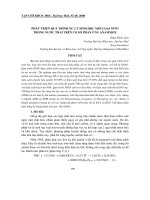 Báo cáo nghiên cứu khoa học: 