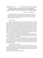 Báo cáo nghiên cứu khoa học: 