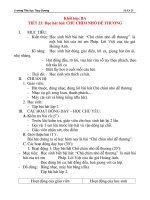 Giáo án âm nhạc lớp 3: Học hát bài: CHÚ CHIM NHỎ DỄ THƯƠNG pdf