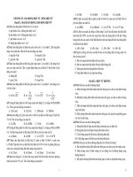 TRẮC NGHIỆM DAO ĐỘNG ĐIỆN TỪ - SÓNG ĐIỆN TỪ docx