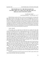 Báo cáo nghiên cứu khoa học: 