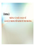 LÝ THUYẾT TÀI CHÍNH TIỀN TỆ - CHƯƠNG 3 ppsx