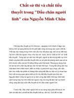Chất sử thi và chất tiểu thuyết trong 