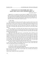 Báo cáo khoa học: 