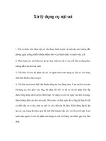 Xử lý dụng cụ nội soi pot