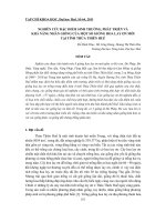 Báo cáo nghiên cứu khoa học: 