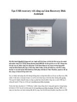 Tạo USB recovery với công cụ Lion Recovery Disk Assistant pot