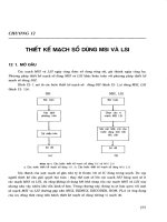 Giáo trình kỹ thuật số - Phần 3 Mạch dãy - Chương 12 docx