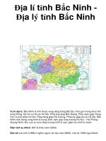 Địa lí tỉnh Bắc Ninh Địa lý tỉnh Bắc Ninh pot
