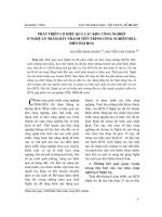 Báo cáo nghiên cứu khoa học: 