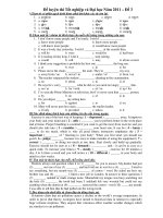 Đề luyện thi Tốt nghiệp và Đại học Năm 2011 – Đề 3 pot