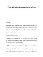 Theo dõi hội chứng tăng áp lực nội sọ ppt