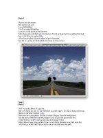 Giáo trình hướng dẫn tạo nền lớp phủ cho ảnh bằng Renders trong photoshop phần 7 pptx