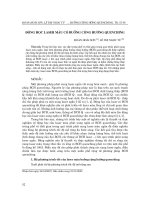 Báo cáo nghiên cứu khoa học: 