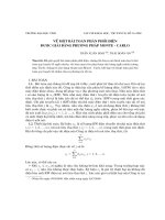 Báo cáo nghiên cứu khoa học: 