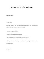 BỆNH ĐA U TỦY XƯƠNG pptx