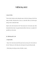 VIÊM DẠ DÀY pps