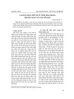 Báo cáo nghiên cứu khoa học: 