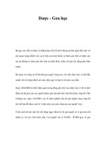Dược - Gen học doc
