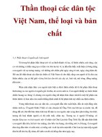 Thần thoại các dân tộc Việt Nam, thể loại và bản chất pps