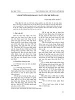 Báo cáo nghiên cứu khoa học: 