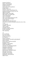 Từ điển vật lý Toán học Anh - Việt phần 5 docx