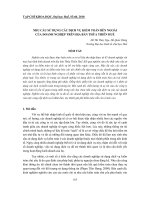 Báo cáo nghiên cứu khoa học: 