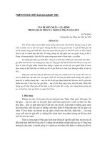 Báo cáo nghiên cứu khoa học: 