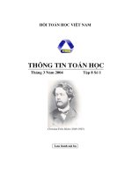Thông tin toán học tập 8 số 1 ppt