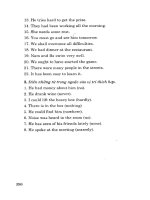 NHỮNG ĐỘNG TỪ ĐẶT BIỆT 10 ppt