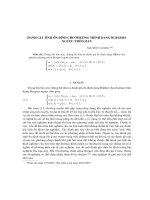 Báo cáo nghiên cứu khoa học: 