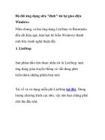 Bộ đôi ứng dụng siêu 