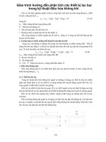 Giáo trình hướng dẫn phân tích các thiết bị lọc bụi trong kỹ thuật điều hòa không khí p1 pps