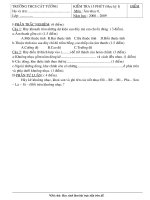 DE KIEM TRA - AM NHAC 6 - 2006-2007 potx