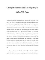 Căn bịnh mãn tính của Âm Nhạc truyền thống Việt Nam potx