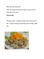 Đậm đà sườn rang muối docx