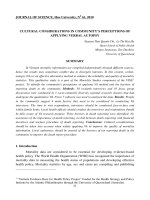 Báo cáo nghiên cứu khoa học: 