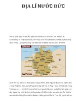 ĐỊA LÍ NƯỚC ĐỨC pot