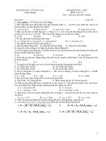 ĐỀ KIỂM TRA 1 TIẾT MÔN VẬT LÝ Lần 1 pot