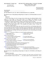 ĐỀ THI TUYỂN SINH ĐẠI HỌC, CAO ĐẲNG NĂM 2008 MÔN THI TIẾNG ĐỨC KHỐI D - ĐỀ 1 ppt