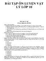 BÁI TẬP ÔN LUYỆN VẬT LÝ LỚP 10 pot
