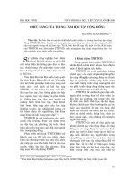 Báo cáo nghiên cứu khoa học: 