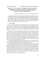 Báo cáo nghiên cứu khoa học: 