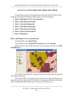 CÁC BÀI TẬP THỰC HÀNH VỚI PHẦN MỀM ARCVIEW GIS - BÀI TẬP 6A pdf