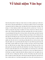 Về khái niệm Văn học ppsx