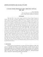 Báo cáo nghiên cứu khoa học: 