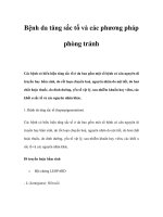 Bệnh da tăng sắc tố và các phương pháp phòng tránh pptx