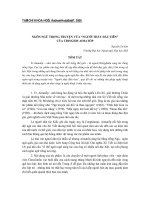 Báo cáo nghiên cứu khoa học: 