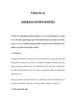 Viêm bì cơ (DERMATOMYOSITIS) pps