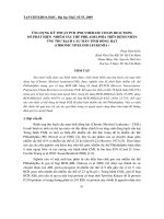 Báo cáo nghiên cứu khoa học: 